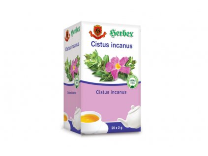 Čaj Cistus incanus - Herbex 20x2g  + Při koupi 12 a více kusů 3% Sleva
