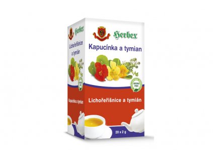 Čaj Lichořeřišnice a tymián - Herbex 20x2g  + Při koupi 12 a více kusů 3% Sleva