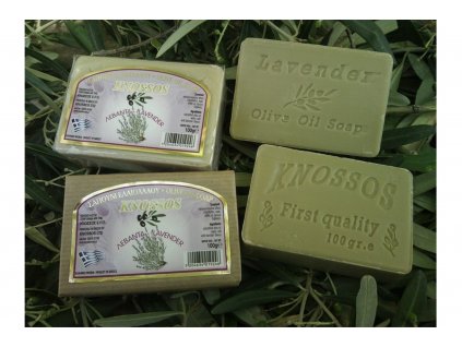 Olivové mýdlo - levandule - Knossos 100g  + Při koupi 12 a více kusů 3% Sleva