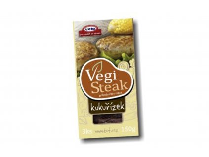 VegiSteak kukuřízek - VEGAN - VETO 150g  + Při koupi 12 a více kusů 3% Sleva