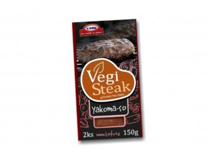 VegiSteak yakoma-so - VEGAN - VETO 150g  + Při koupi 12 a více kusů 3% Sleva