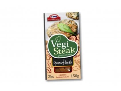 VegiSteak quinofátek - VEGAN - VETO 150g  + Při koupi 12 a více kusů 3% Sleva