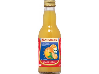 Bio-Orangensaft 100 % Beutelsbacher 0,2 l  + Při koupi 12 a více kusů 3% Sleva