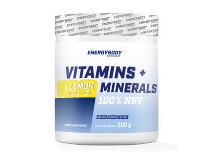 Vitamins + Minerals 300g lemon  + Sleva 3 % slevový kupón: EXTRA