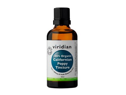 Californian Poppy Tincture 50ml Organic (Sluncovka kalifornská BIO)  + Sleva 3 % slevový kupón: EXTRA