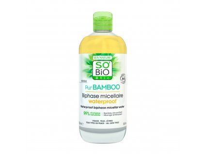 Voda micelární dvoufázová — řada Pur BAMBOO 500 ml BIO SO’BiO étic