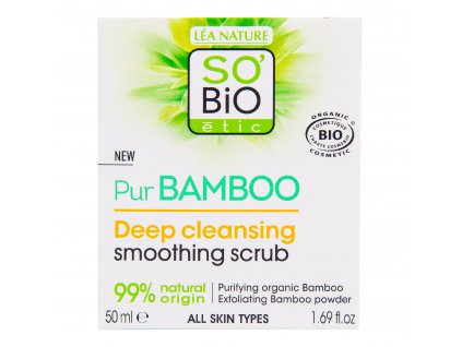 Peeling pleťový hluboce čisticí — řada Pur BAMBOO 50 ml BIO SO’BiO étic