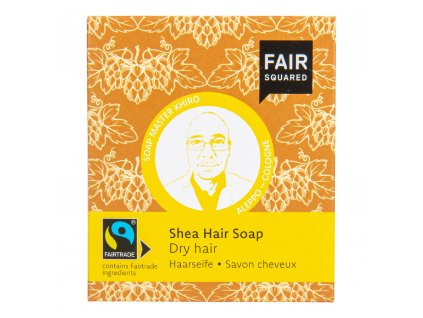 Șampon solid pentru spălarea părului - shea pentru păr uscat 2x80 g FAIR SQUARED