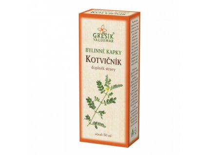 Grešík Kotvičník kapky 50ml  + Při koupi 12 a více kusů 3% Sleva