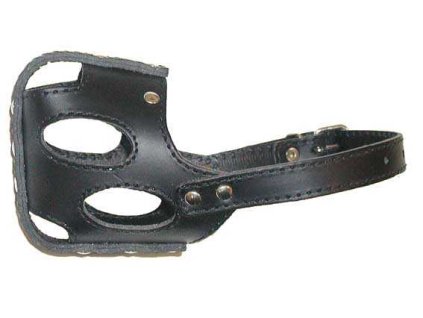 Leather muzzle robus no.3 poodle, dachshund