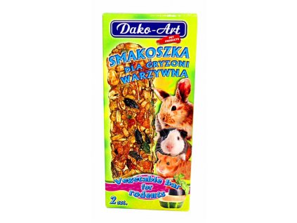 Kolba dla gryzoni z warzywami Dako (2 szt.)