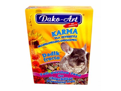 Chinchillafutter mit Früchten Dako 400 g