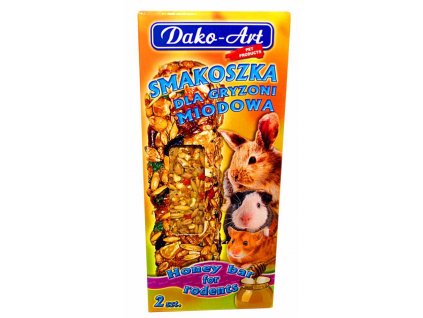 Tyčinka hlodavec s medom Dako (2 ks)