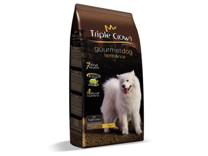 Triple Crown Gourmet Lamm für Hunde, 3 kg
