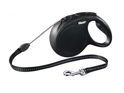 Flexi New Classic Cord XS 3 m (8 kg) fekete