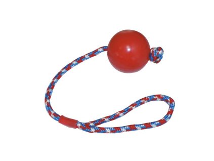 A ball full on a string