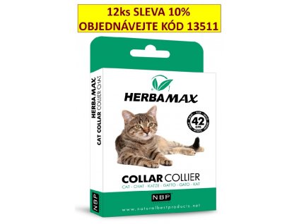 Herba Max Collar Cat repelentní obojek, kočka 42 cm