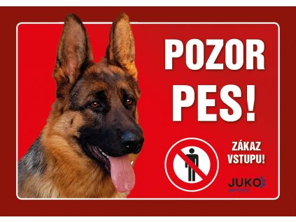 Ceduľka Juko NEMECKÝ OVČIAK
