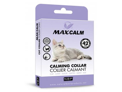 Max Calm Collar Cat zklidňující obojek proti stresu Kočka