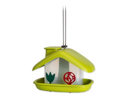 Bird feeder House green 16.5x21x15cm