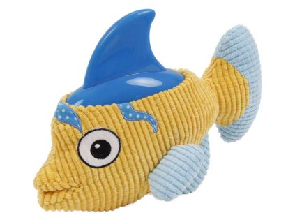 Plush toy with rubber Fish