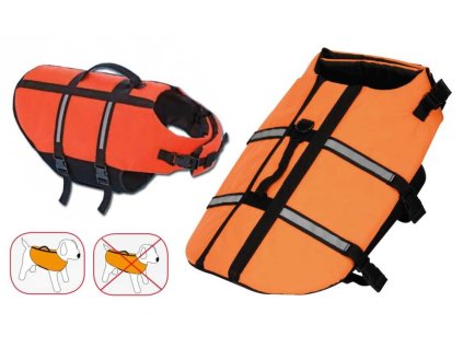 Kamizelka ratunkowa/kamizelka ratunkowa dla psów XXL 45 cm