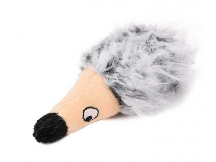Cat toy - plush hedgehog with a rattle