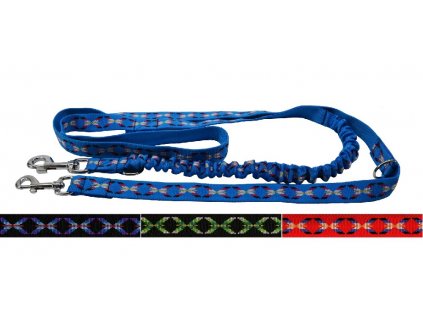 Guide with shock absorber, switchable