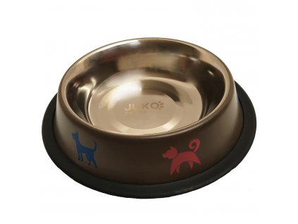 Miska nerez hnědá potisk 0,76 l