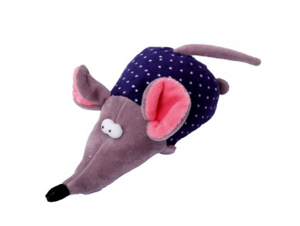 Dog toy - plush squeaking mouse 17 cm