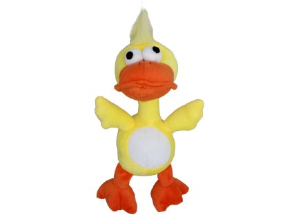 Dog toy - plush squeaking duck 20 cm