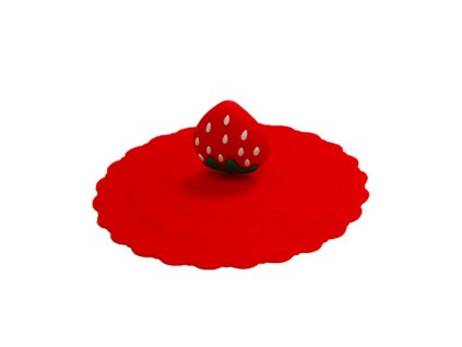 Silicone cover for strawberry preserves