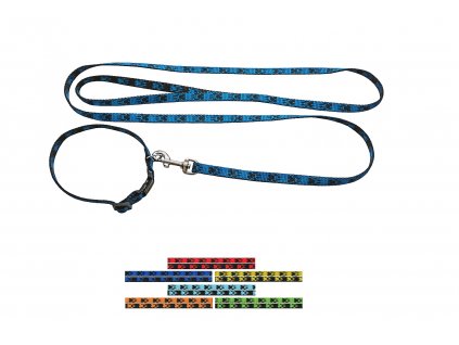 Leash and collar width 10 mm