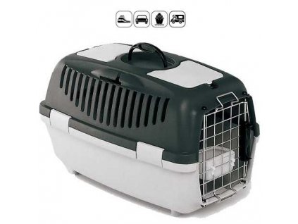 Gulliver 3 Deluxe with bowl - metal door, gray