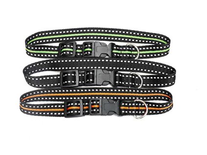 Collar strap reflective stitching 50 x 2 cm