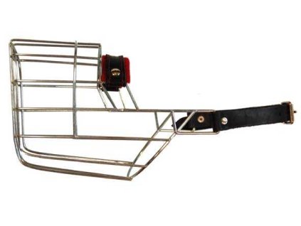 Náhubok zinok/koža bernardín, novofunland - pes