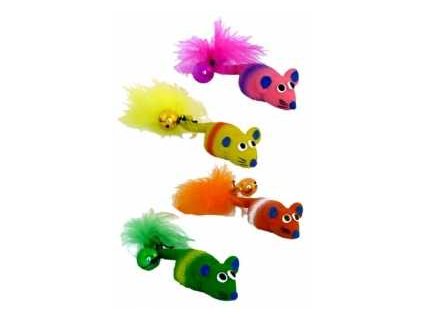 Mouse with bell latex 11 cm