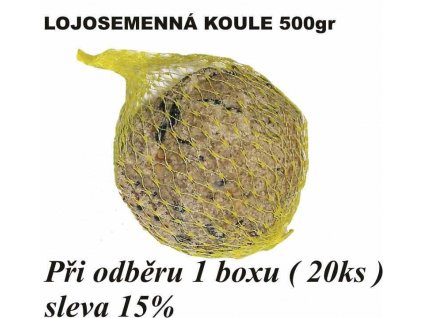 Tallow balls with seeds XXL 500 g (20 pcs) DISCOUNT 15%