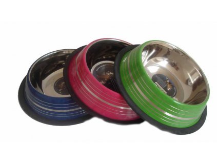 Stainless steel bowl, stable, purple color, 0.8 l