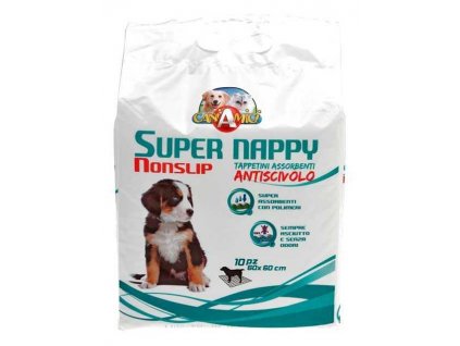 Tampă anti-alunecare Super Nappy 60 x 60 cm (10 buc)
