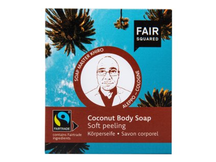 Sapun exfoliant cu nuca de cocos 2x80 g FAIR SQUARED