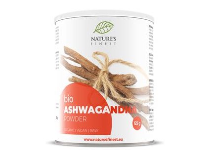 Ashwagandha Powder Bio 125g (Indický ženšen Bio)  + Sleva 3 % slevový kupón: EXTRA