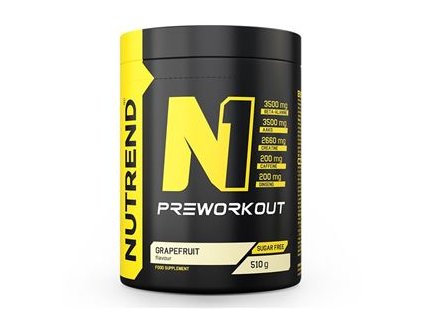 N1 Pre-Workout 510g grep  + Sleva 3 % slevový kupón: EXTRA