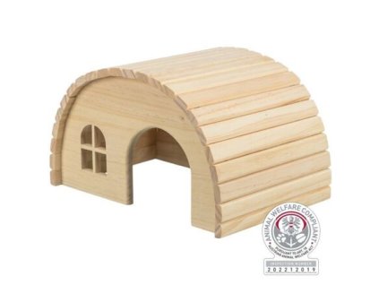 Drewniane igloo dla gryzoni