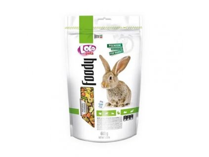 LOLO Foody kompletní krmivo pro králíky 600 g Doypack