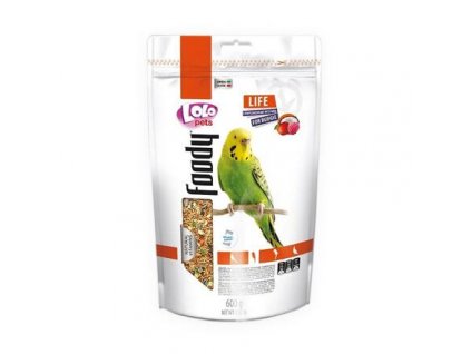 LOLO Foody fruit food for budgies 600 g Doypack