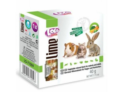 LOLO piatră minerală vegetală pentru rozătoare 40 g