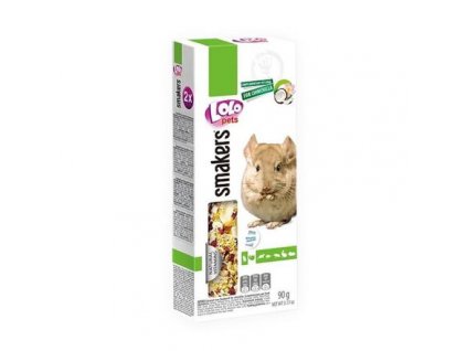 LOLO SMAKERS 2 ears of coconut and rose petals for chinchillas 90 g