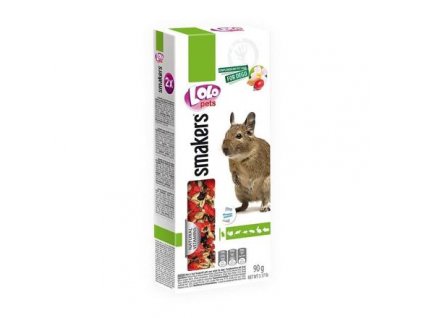 LOLO SMAKERS 2 Ohren mit Früchten und Nüssen für Degus ab 8 Monaten 90 g