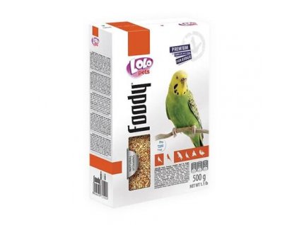 LOLO Foody complete food for budgies 500 g box